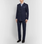 Kingsman - Rocketman Navy Double-Breasted Wool-Twill Suit Jacket - Navy