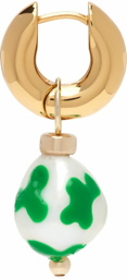 éliou SSENSE Exclusive Green Tia Earring