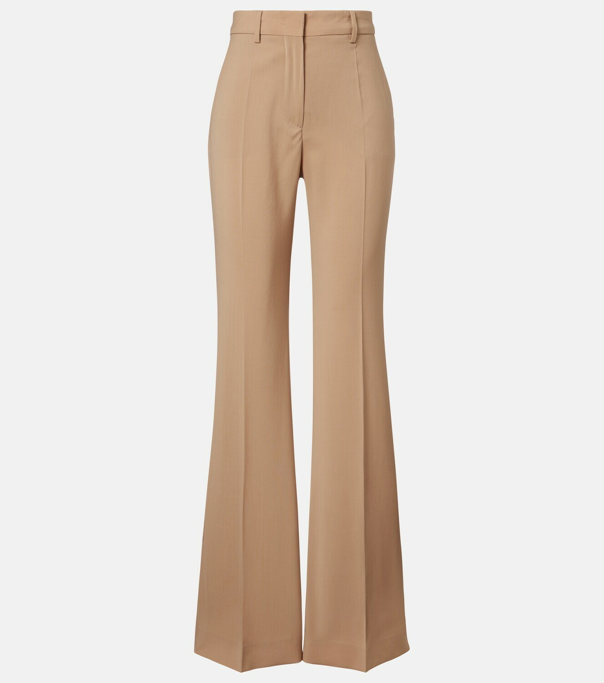 Sportmax Virgin wool flared pants