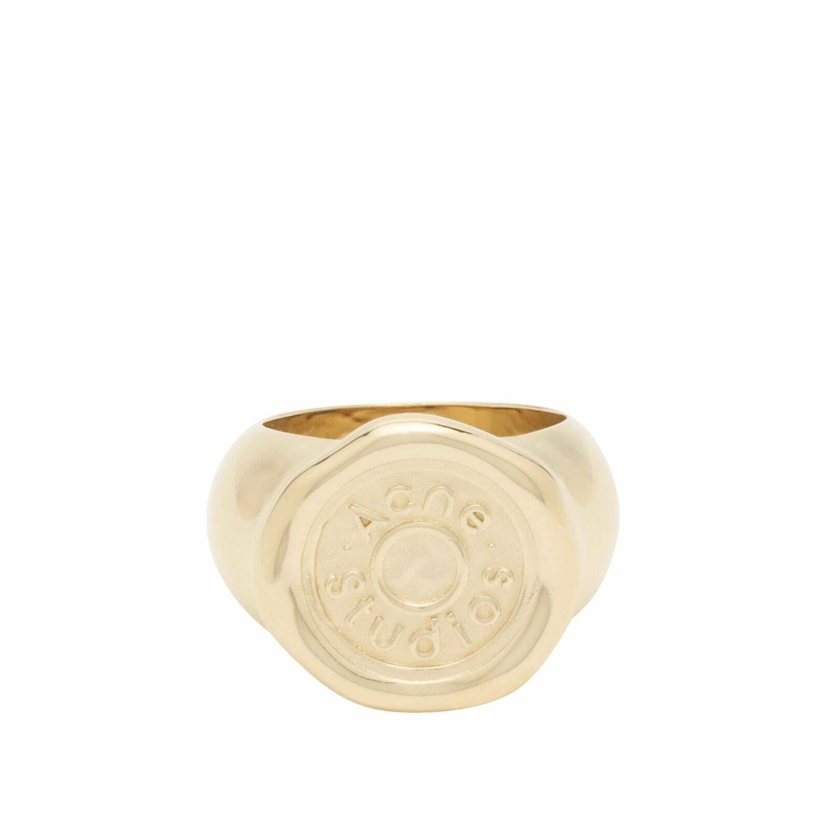 Acne Studios Women's Stamp Ring in Gold