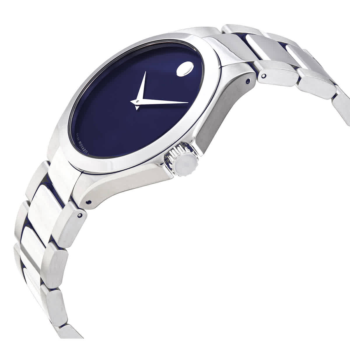 Movado Defio Quartz Blue Dial Stainless Steel Mens Watch 0607311 Movado