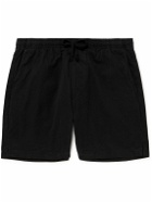 Save Khaki United - Easy Straight-Leg Cotton-Twill Drawstring Shorts - Black