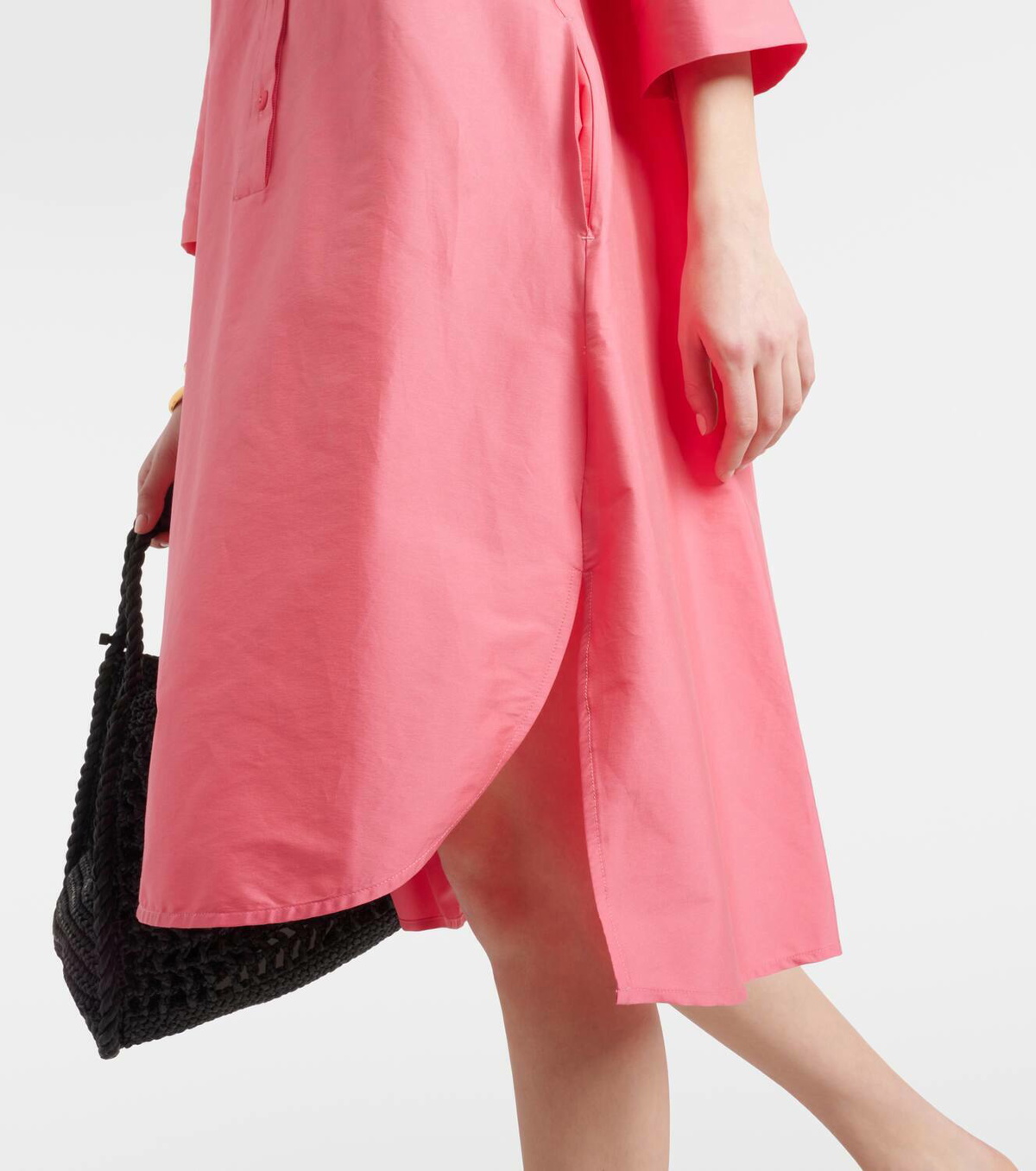 【関税＆送料込み】Max Mara Alcade Poplin Oversized Mini Dr Leisure Imelde oversized crinkled-satin bomber jacket | NET
