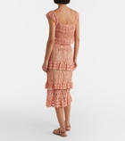 Anna Kosturova Elsie crochet cotton midi skirt