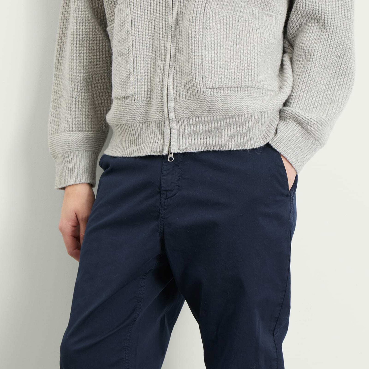 Kestin Men's Inverness Trousers in Dark Navy Twill