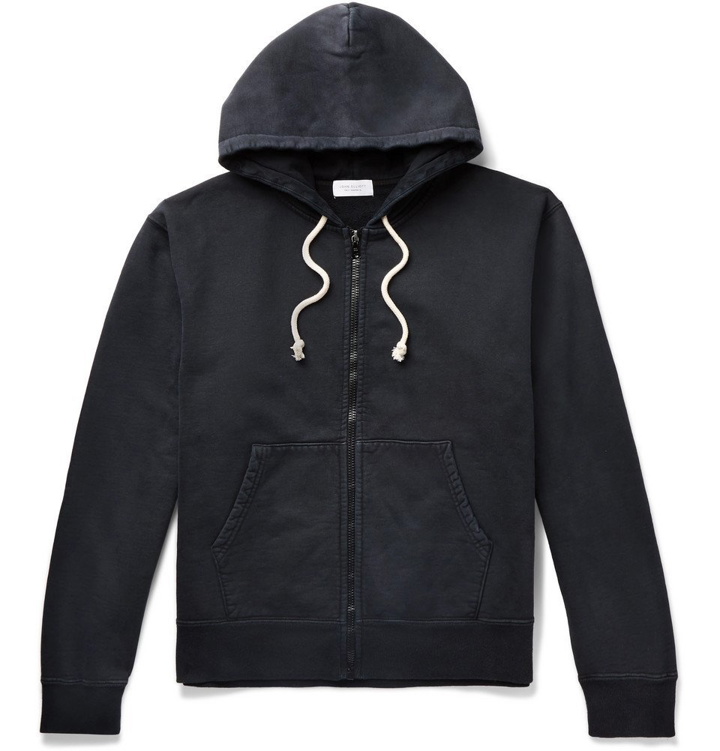 Photo: John Elliott - Replica Cotton-Jersey Zip-Up Hoodie - Men - Black