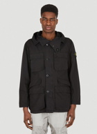 Hooded Field Jacket in Black