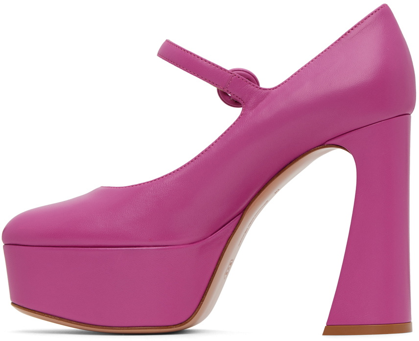 Gianvito Rossi Pink Mary Jane Heels Gianvito Rossi