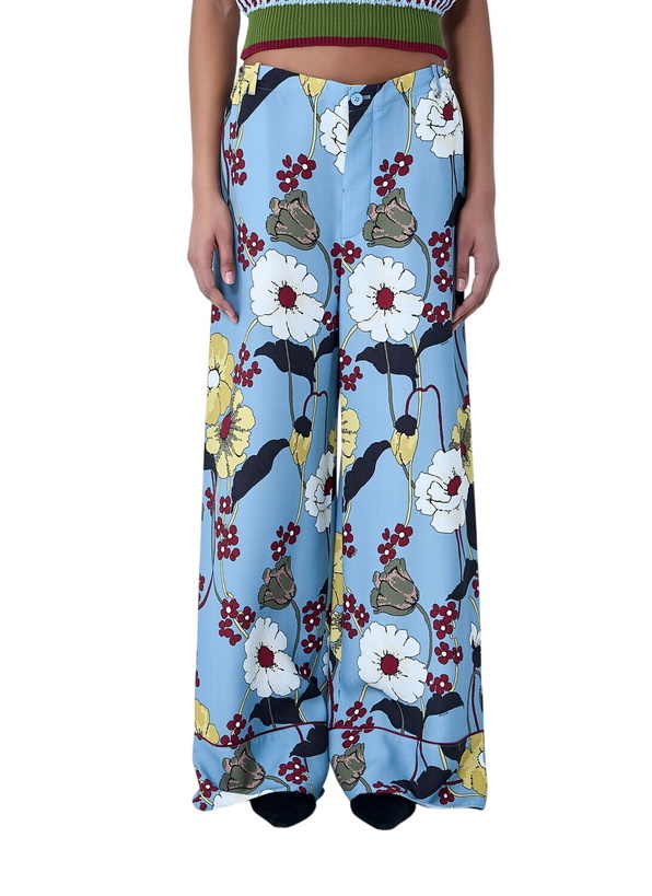 Photo: Marni Wide-Leg Floral Trousers