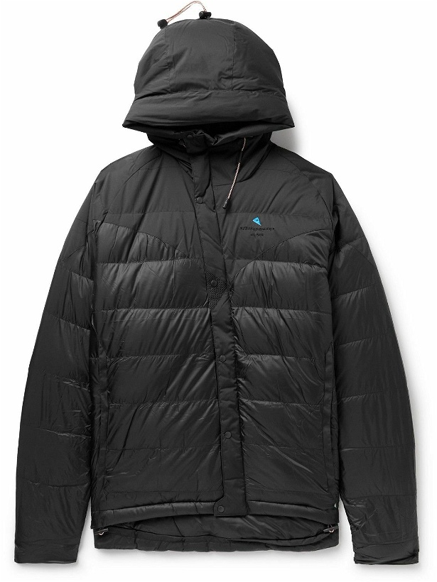 Photo: Klättermusen - Quilted Shell Hooded Jacket - Black