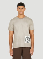 Logo Patch T-Shirt in Grey