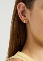 Kate Spade New York Plane Out of Office Stud Earrings - Gold - One Size