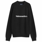 thisisneverthat Men's T-Logo Knit Jumper in Black