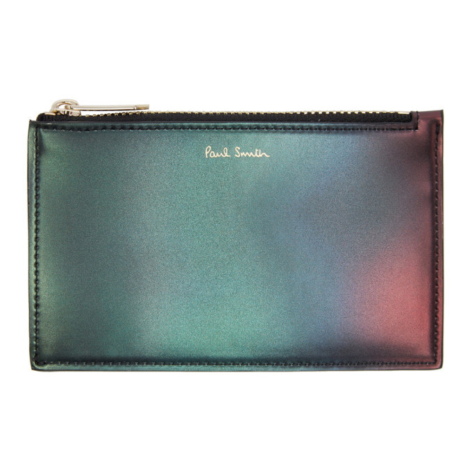Photo: Paul Smith Green and Red Gradient Zip Pouch