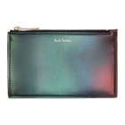 Paul Smith Green and Red Gradient Zip Pouch