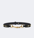 Etro Pony embellished suede belt