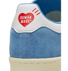 adidas Consortium - Human Made Campus Leather-Trimmed Suede Sneakers - Blue