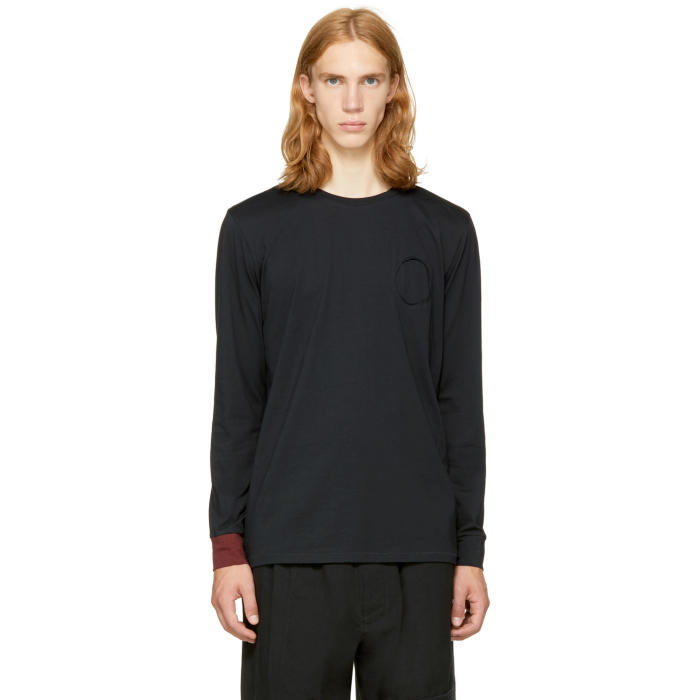 Photo: 3.1 Phillip Lim Black Long Sleeve Double T-Shirt