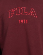 Fila Mens Sweatshirt Burgundy