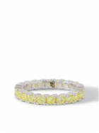 Hatton Labs - Eternity Silver Cubic Zirconia Ring - Yellow