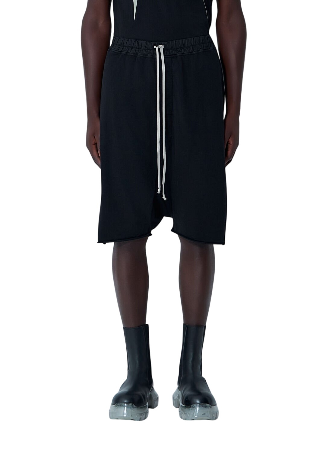 Rick Owens Drkshdw Black Memphis Pods Shorts Rick Owens Drkshdw