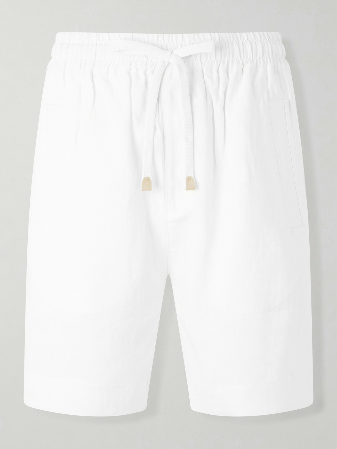 Eleventy - Straight-Leg Linen Shorts - White