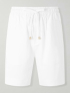 Eleventy - Straight-Leg Linen Shorts - White