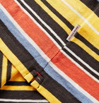 Orlebar Brown - Sammy Striped Cotton and Linen-Blend T-Shirt - Yellow