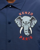 Kenzo Light Coach Jacket Blue - Mens - Overshirts