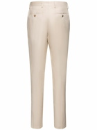 LARDINI - Linen Blend Straight Pants