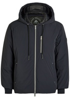 Moose Knuckles Northdale Hooded Shell Jacket Navy
