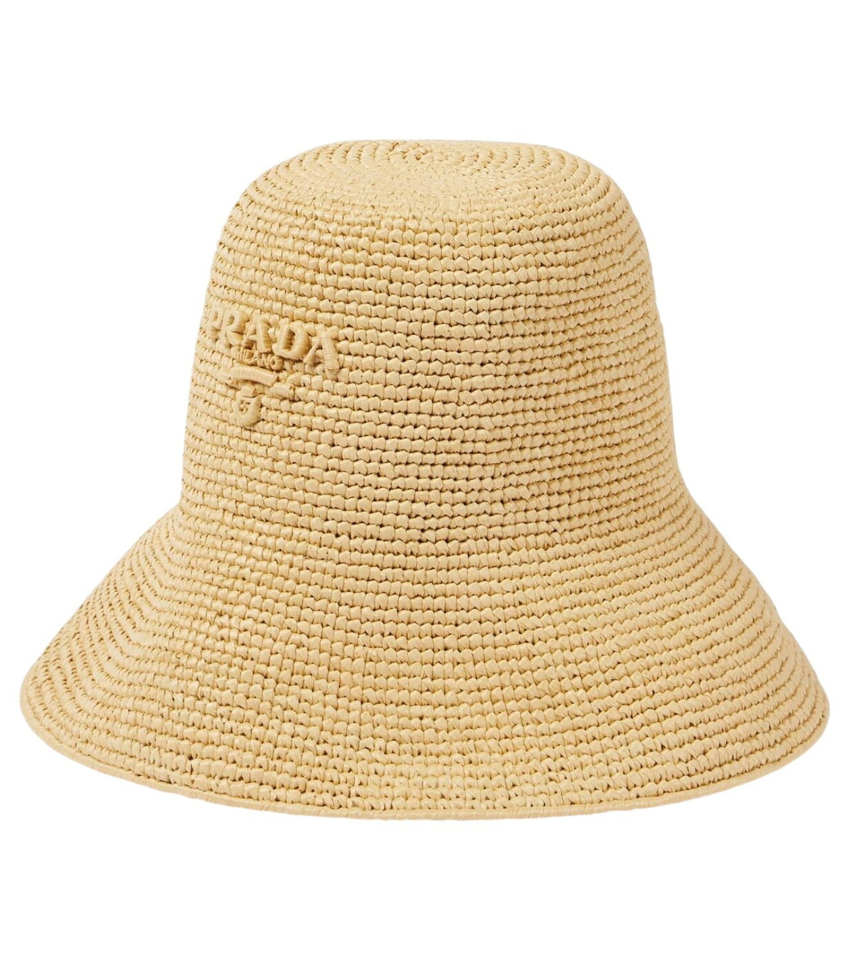 Prada Beige Rafia Baker Boy Hat Prada