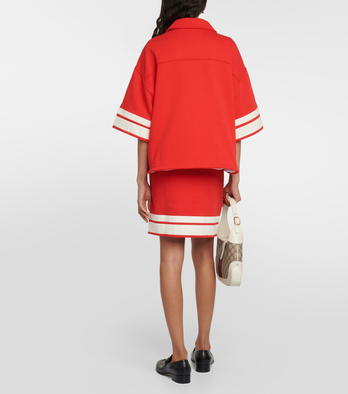 Gucci Interlocking G cotton jersey jacket Gucci