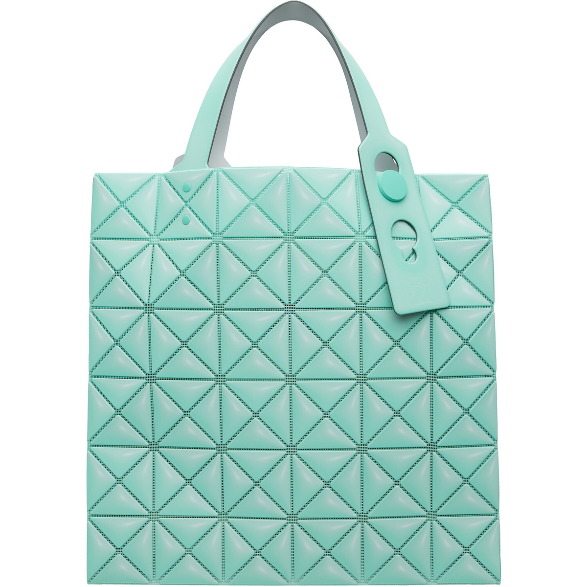 BAO BAO ISSEY MIYAKE Green Miniature Tote