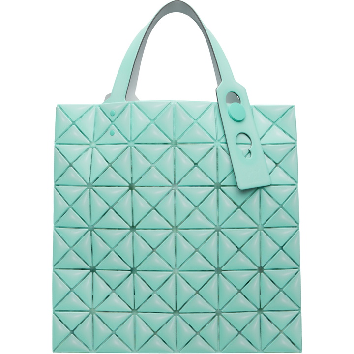Photo: BAO BAO ISSEY MIYAKE Green Miniature Tote
