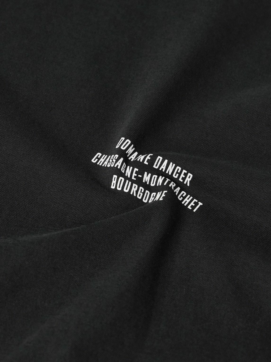 SSAM - Andy Printed Organic Cotton-Jersey T-Shirt - Black