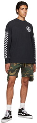 Rhude SSENSE Exclusive Brown Camo Cargo Shorts