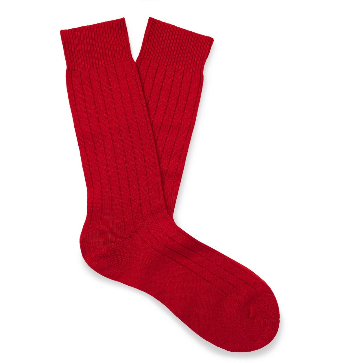 Photo: Pantherella - Waddington Cashmere-Blend Socks - Red