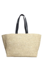 Ami Alexandre Mattiussi Tote In Beige Raffia