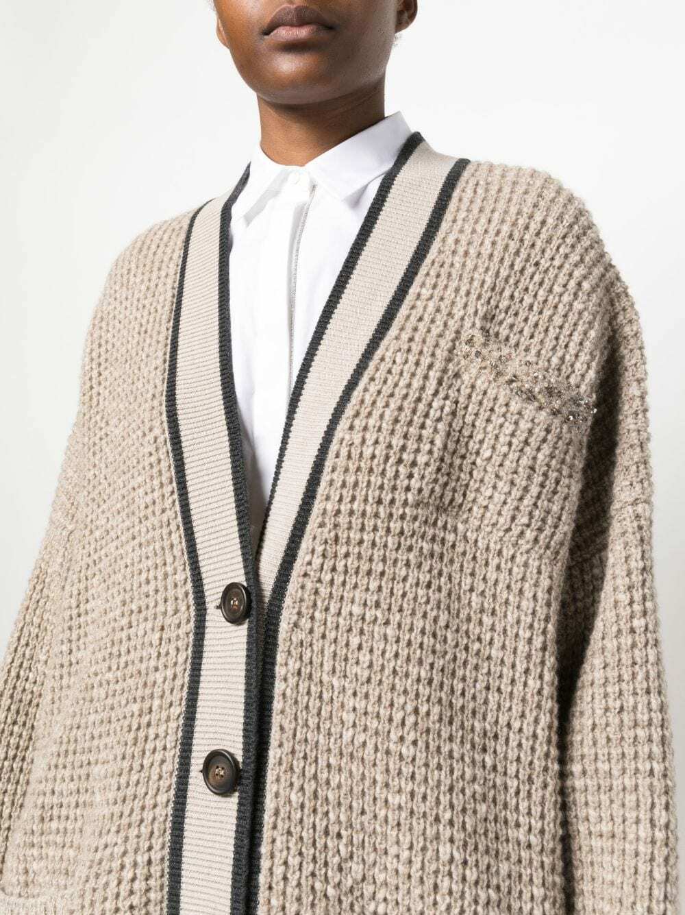 BRUNELLO CUCINELLI - Cashmere And Silk Blend Cardigan