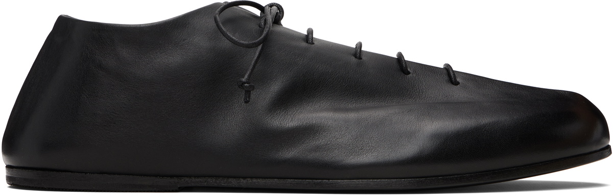 Marsèll Black Steccoblocco Leather Derbys
