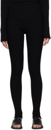 Totême Black High-Rise Leggings