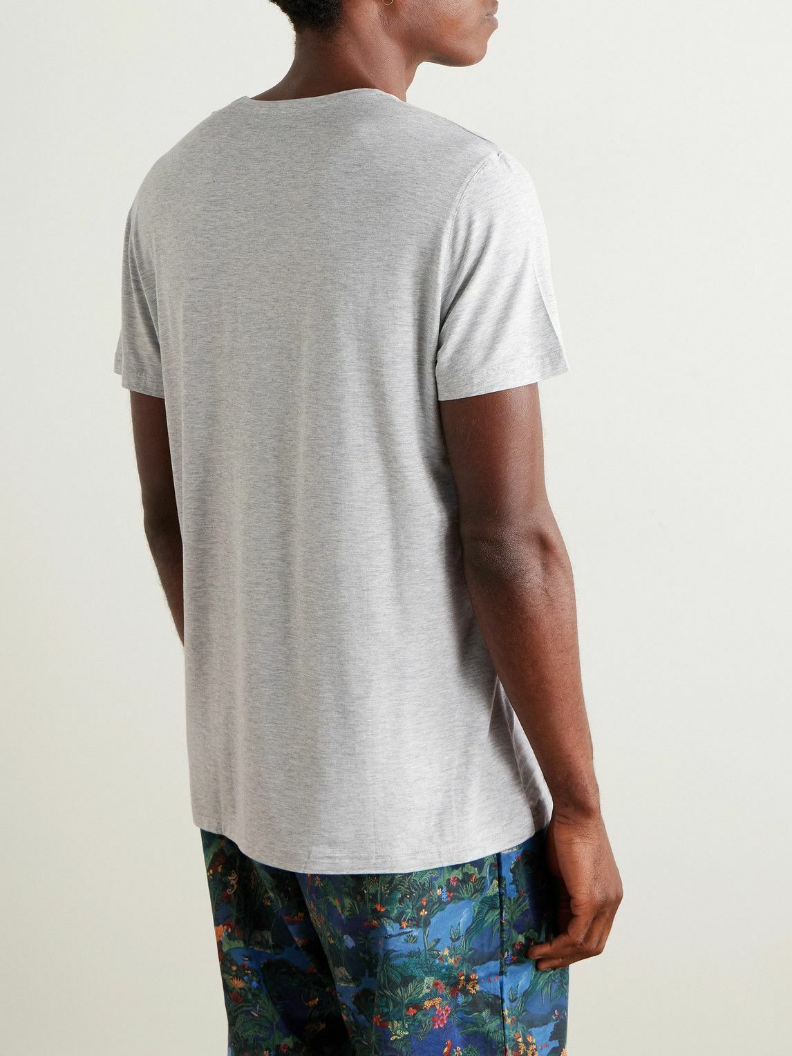 Derek Rose - Marlowe 1 Stretch Modal Jersey T-Shirt - Gray