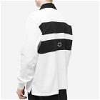 1017 ALYX 9SM Men's Rugby Shirt in White/Black