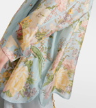 Zimmermann Waverly floral silk shirt