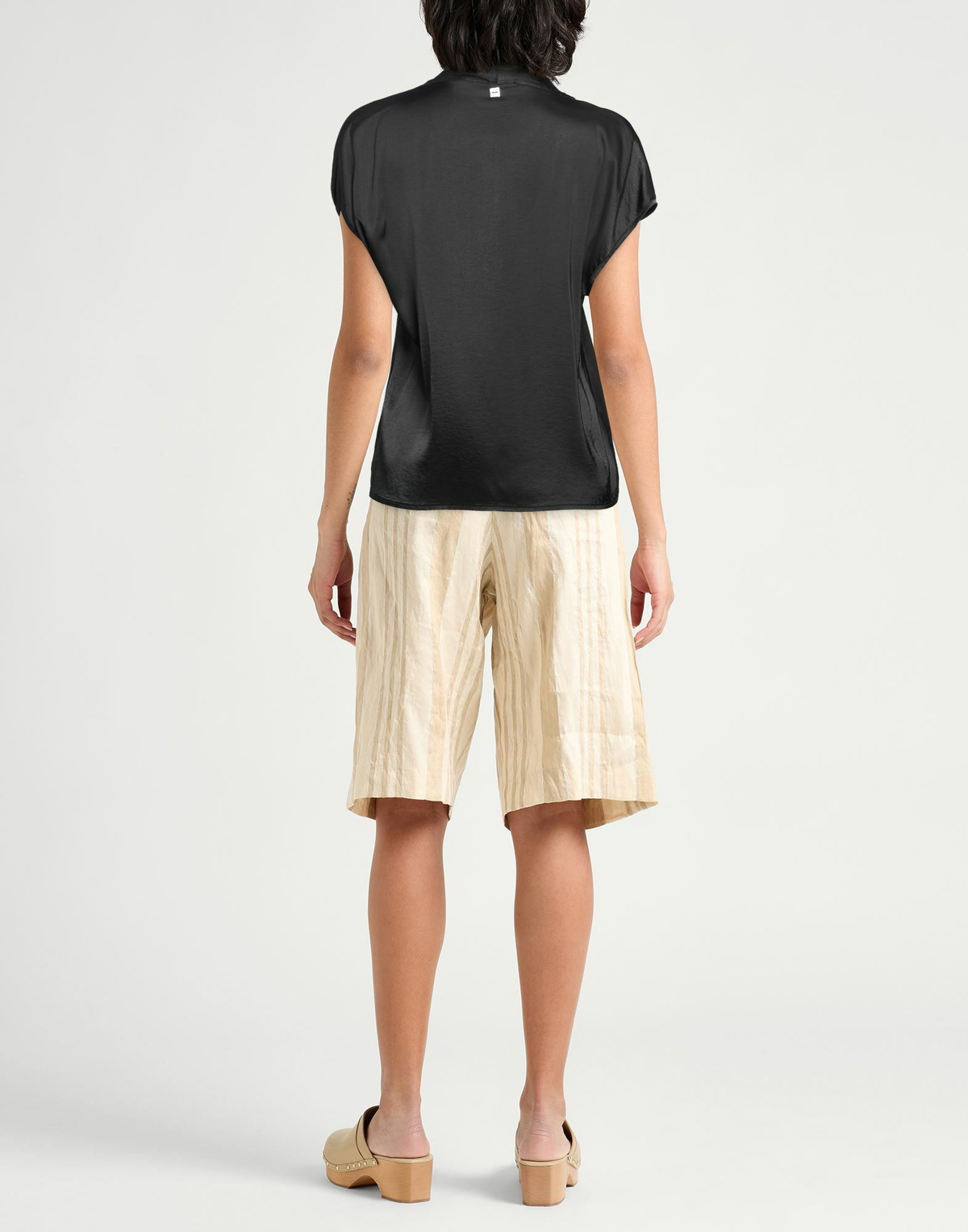 Manila Grace Womens Top in Black