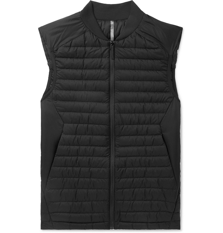 Photo: Veilance - Conduit Slim-Fit Quilted Ripstop Down Gilet - Black