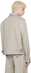 Bottega Veneta Gray Button Shirt