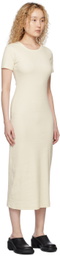Arch The Beige Crewneck Maxi Dress