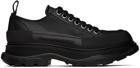 Alexander McQueen Black Tread Slick Sneakers